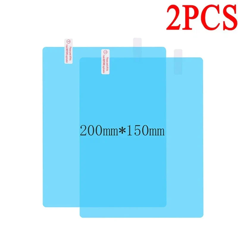 1-4pcs Car Rainproof Film Anti Fog Car Sticker Car Mirror Window Clear Film Rain Proof Waterproof Film Auto Sticker Accessories