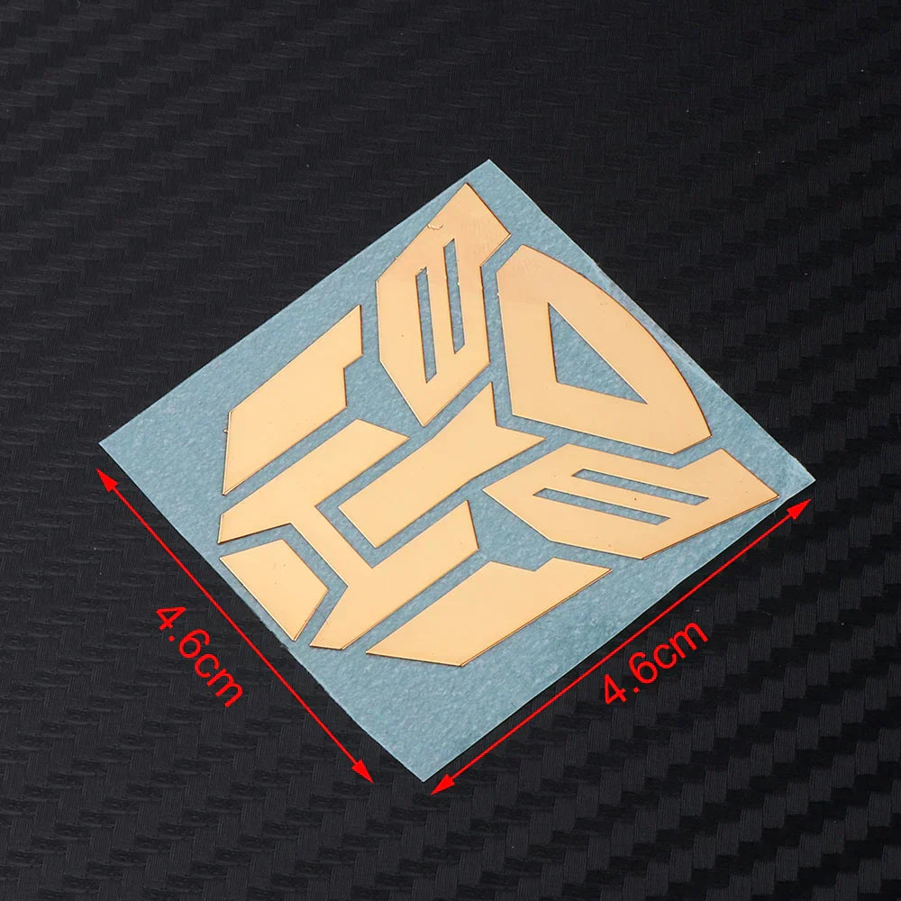 1/2pcs Car Styling 3D Metal Autobots Logo Transformers Emblems Badges Auto Decoration Universal Phones Stickers
