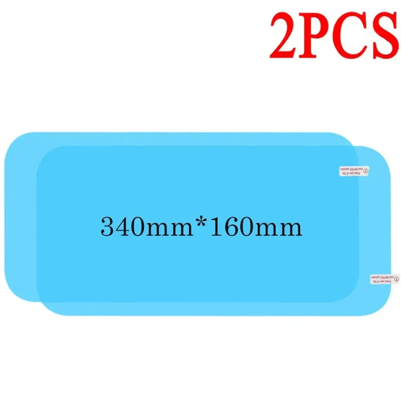 1-4pcs Car Rainproof Film Anti Fog Car Sticker Car Mirror Window Clear Film Rain Proof Waterproof Film Auto Sticker Accessories