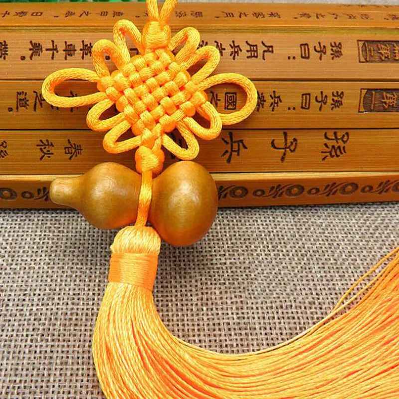 1Pc Lucky Charm Chinese Knot Feng Shui Gourd Pendant Home Car Hanging Decoration