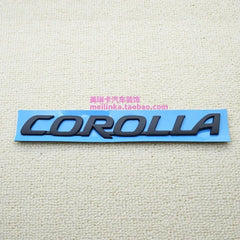 3D black Silver Car Trunk Tail Sticker Emblem Badge Decals Decoration For Toyota Corolla Camry Yaris Chr Auris RAV4 hilux logo