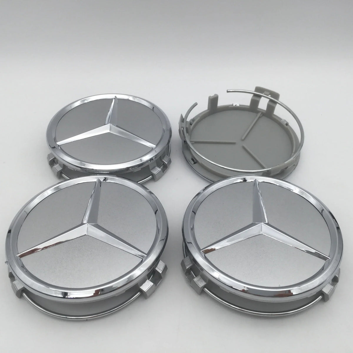 4pcs 3D 75mm Car emblem Wheel hub Center Cap Badge covers sticker Decals Styling accessories