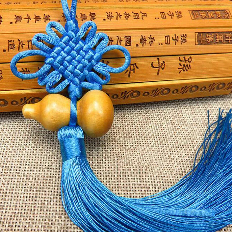 1Pc Lucky Charm Chinese Knot Feng Shui Gourd Pendant Home Car Hanging Decoration
