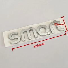 1pcs 3D ABS forsmart Car letters Front Hood Emblem Bonnet Sticker Rear tail Trunk Badge Decal Styling auto accessories