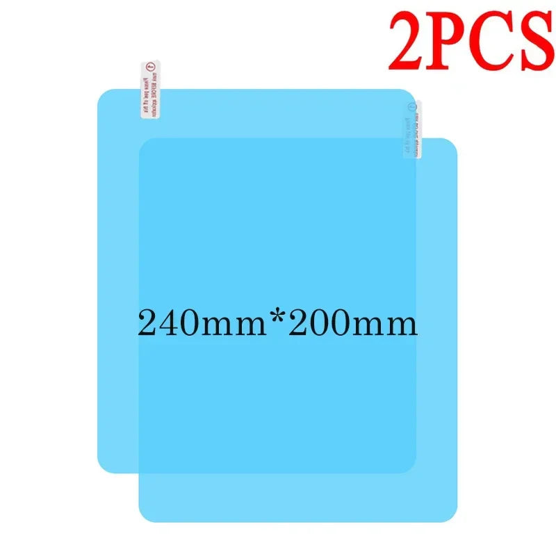 1-4pcs Car Rainproof Film Anti Fog Car Sticker Car Mirror Window Clear Film Rain Proof Waterproof Film Auto Sticker Accessories