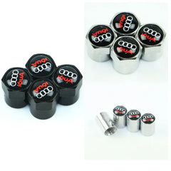 4 pcs Car Tire Wheel Valve Stem Caps protection cover For Audi a3 a4 a5 a6 a7 a8 b5 b6 b7 b8 c6 c7 c8 8v 8p car accessories